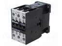 Contactor: 3-pole; for DIN rail mounting; 6K; IP20