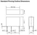 Relay: electromagnetic; SPST-NO; Ucoil: 12VDC; 5A; 5A/250VAC; PCB
