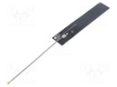 Antenna; 3G,4G,GSM,LTE; 3.4dBi; U.FL; 150mm
