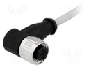 Plug; M12; PIN: 4; female; A code-DeviceNet / CANopen; 5m; cables