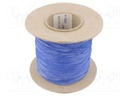 Insulating tube; Mat: silicone; blue; Øint: 0.8mm