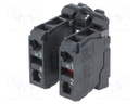 Contact block; 22mm; Harmony XB5; -25÷70°C; IP20