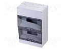 Enclosure: for modular components; IP55; wall mount; white; 40 CD