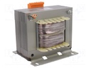 Transformer: mains; 800VA; 230VAC; 24V; 24V; Leads: terminal block