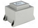 Transformer: encapsulated; 35VA; 230VAC; 24V; 1.45A; Mounting: PCB