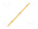 COB LED tape; white warm; 24V; 8mm; IP20; 160°; 8W/m; CRImin: 90