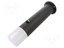 With motion detector; CORTA; IP44; Lamp: garden luminaire; 25W