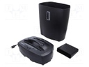Shredder; 21l; 351x220x433mm; Cut: cross out; Protection: P-4