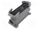 Enclosure: for rectangular connectors; Han B; size L32B; M40