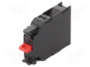 Contact block; 22mm; 3SU1.5; -25÷70°C; front fixing