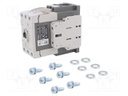 Contactor: 3-pole; NO x3; Auxiliary contacts: NC x2,NO x2; 230VAC