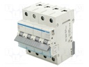 Circuit breaker; 230/400VAC; Inom: 50A; Poles: 4; DIN; Charact: B