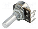 Potentiometer: shaft; single turn; 100kΩ; 100mW; ±20%; 6mm; carbon