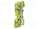 Splice terminal: rail; DS; for DIN rail mounting; spring clamp