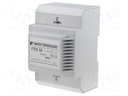 Transformer: safety; 50VA; 230VAC; 100V; IP30; Mounting: DIN; 1.1kg