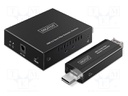 USB extender; USB 3.2 Gen 1; black; 5Gbps; 300m; SFP