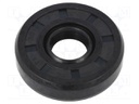 Oil seal; NBR; D: 7mm; -40÷100°C; Shore hardness: 70; Øhole: 30mm