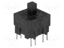 Microswitch TACT; DPST-NO + DPST-NC; Pos: 2; 0.025A/120VDC; THT