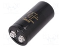 Capacitor: electrolytic; 22000uF; 63VDC; Leads: screw; ESR: 11mΩ