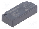 Relay: miniature; NC + NO; Ucoil: 3VDC; 4A/250VAC; 4A/30VDC; 6A