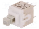 Switch: keypad; Pos: 2; DPDT; 0.1A/32VDC; white; Illumin: none; none