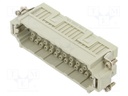 Heavy Duty Connector, CQE Series, CQE Class Series, Insert, 46 Contacts, Plug