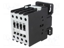 Contactor: 3-pole; NO x4; 230VAC; 60A; DIN,on panel; CL; 43kW