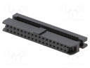 Plug; IDC; female; PIN: 34; IDC; for ribbon cable; 1mm; gold-plated