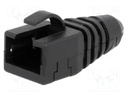 RJ45 plug boot; Colour: black