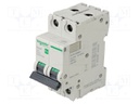 Circuit breaker; 230/400VAC; Inom: 40A; Poles: 2; Charact: C; 6kA