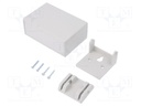 Enclosure: for devices with displays; X: 88mm; Y: 58mm; Z: 34mm; ABS