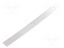Cover for LED profiles; transparent; 2m; V: J; slide