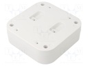 Enclosure: multipurpose; X: 120mm; Y: 120mm; Z: 45mm; 1556; ABS; white