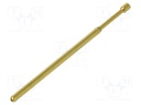 Needle-like test probe; Operational spring compression: 4.2mm