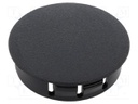 Accessories: stopper; H: 11.8mm; push-in,snap-fastener; black