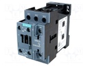Contactor: 3-pole; NO x3; Auxiliary contacts: NO + NC; 24VDC; 17A