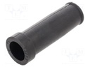 Grommet; caoutchouc; L: 52mm; -20÷80°C; Øcable: 13mm; black