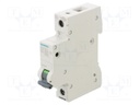Circuit breaker; 230VAC; Inom: 0.5A; Poles: 1; DIN; Charact: C; 6kA
