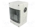 Enclosure: for modular components; grey; No.of mod: 4; Series: STV