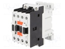 Contactor: 3-pole; NO x3; Auxiliary contacts: NO; 24VAC; 25A; DIN