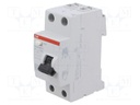 RCD breaker; Inom: 25A; Ires: 300mA; Max surge current: 250A; 230V