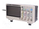 Oscilloscope: digital; Band: ≤100MHz; Channels: 2; 14Mpts/ch; 1Gsps