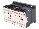 Contactor: 3-pole reversing; NO x3; Auxiliary contacts: NC; 24VDC