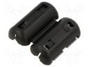 Ferrite: two-piece; on round cable; 44; 0÷85°C; 255Ω; 100MHz