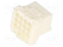 Connector: automotive; MCP 2.8; female; plug; for cable; PIN: 12