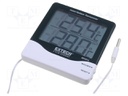 Temperature meter; LCD; Accur: ±1°C; 0,1°C; Body dim: 112x102x22mm