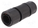 Connector: circular; Series: eco|mate Aquarius; plug; male; PIN: 8