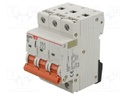 Circuit breaker; 230/400VAC; Inom: 63A; Poles: 3; Charact: C; 6kA