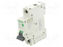 Circuit breaker; 230/400VAC; Inom: 63A; Poles: 1; Charact: C; 6kA