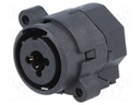 Socket; Jack 6,35mm + XLR; female; straight; THT